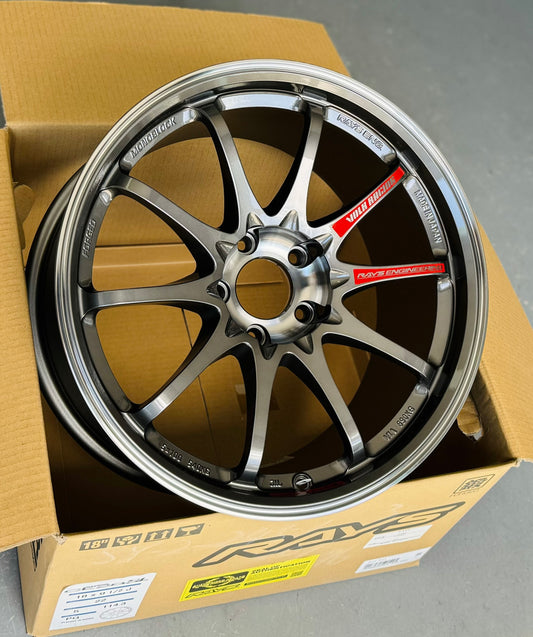 RAYS CE28SL PRESSED GRAPHITE 18x9.5 +22 5-114.3