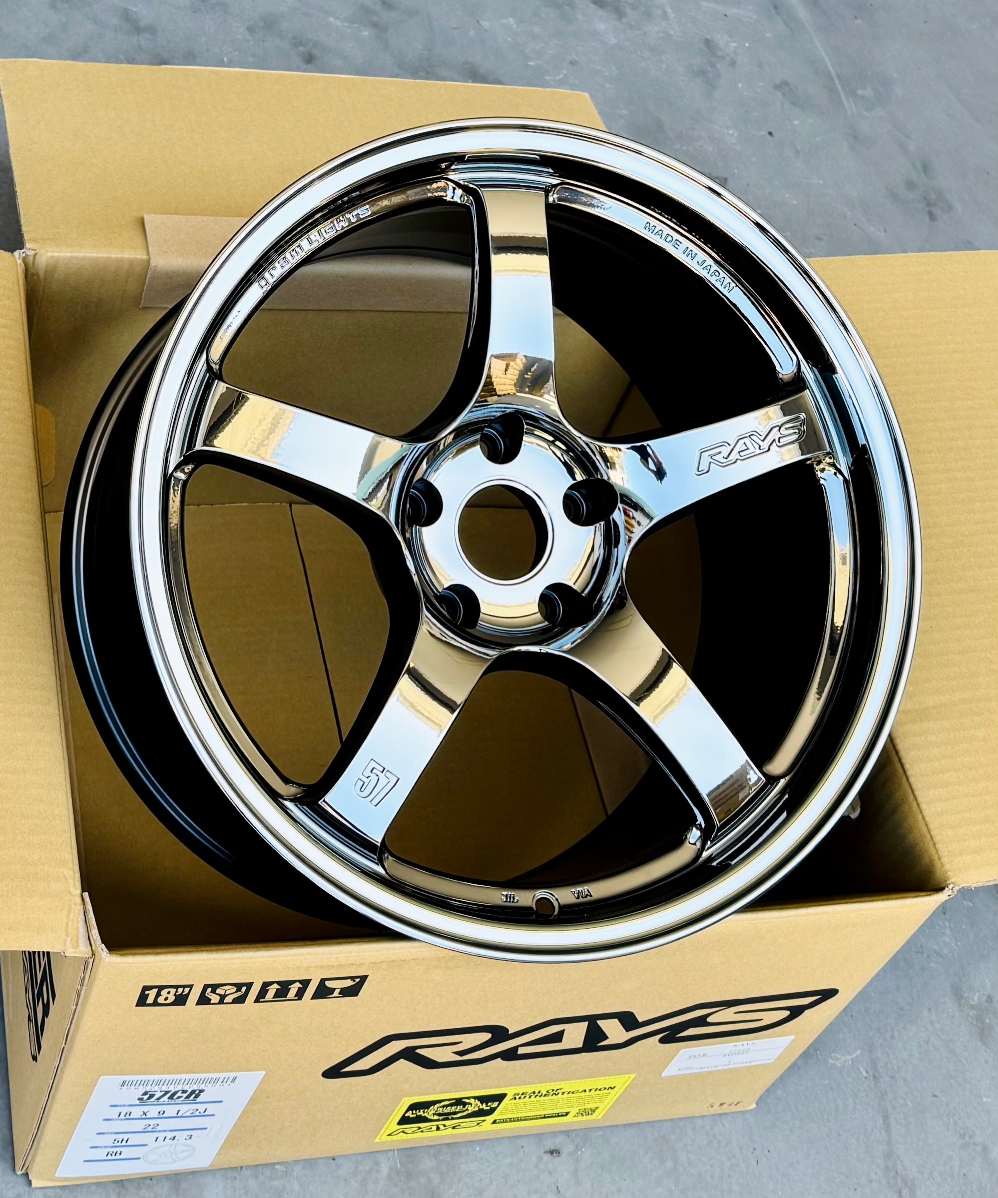RAYS 57CR LIMITED RBC 18x9.5 +38 5-100 – Autotechnik Wheels