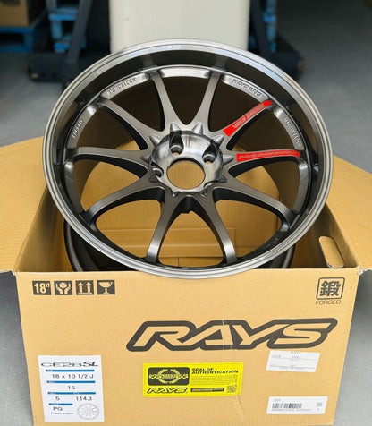 RAYS CE28SL PRESSED GRAPHITE 18x10.5 +15 5-114.3