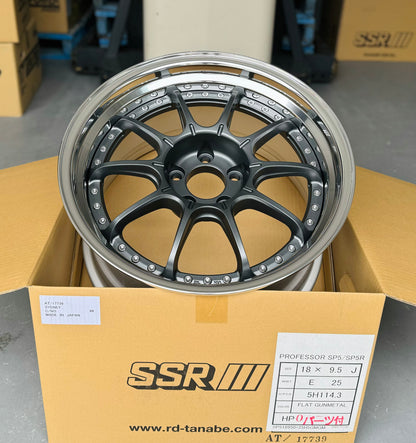 SSR SP5 GUNMETAL 18x9.5 +25 HP 5-114.3