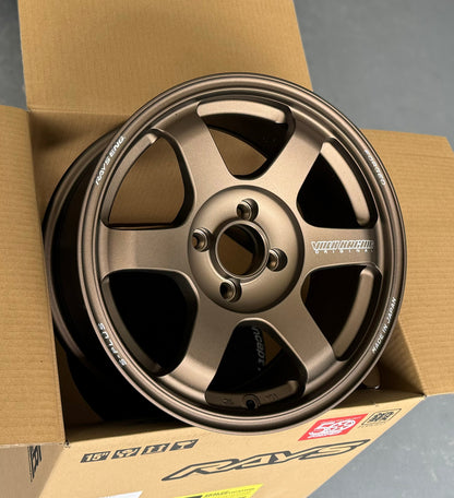 RAYS TE37 SAGA S-PLUS BRONZE 15x8 +25 4-100