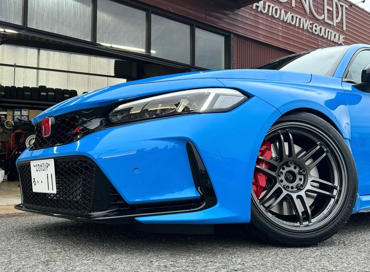 AME TRACER TM-02 HYPER SILVER 18x9.5 +37 5-120 FOR CIVIC TYPE R FK8/FL5