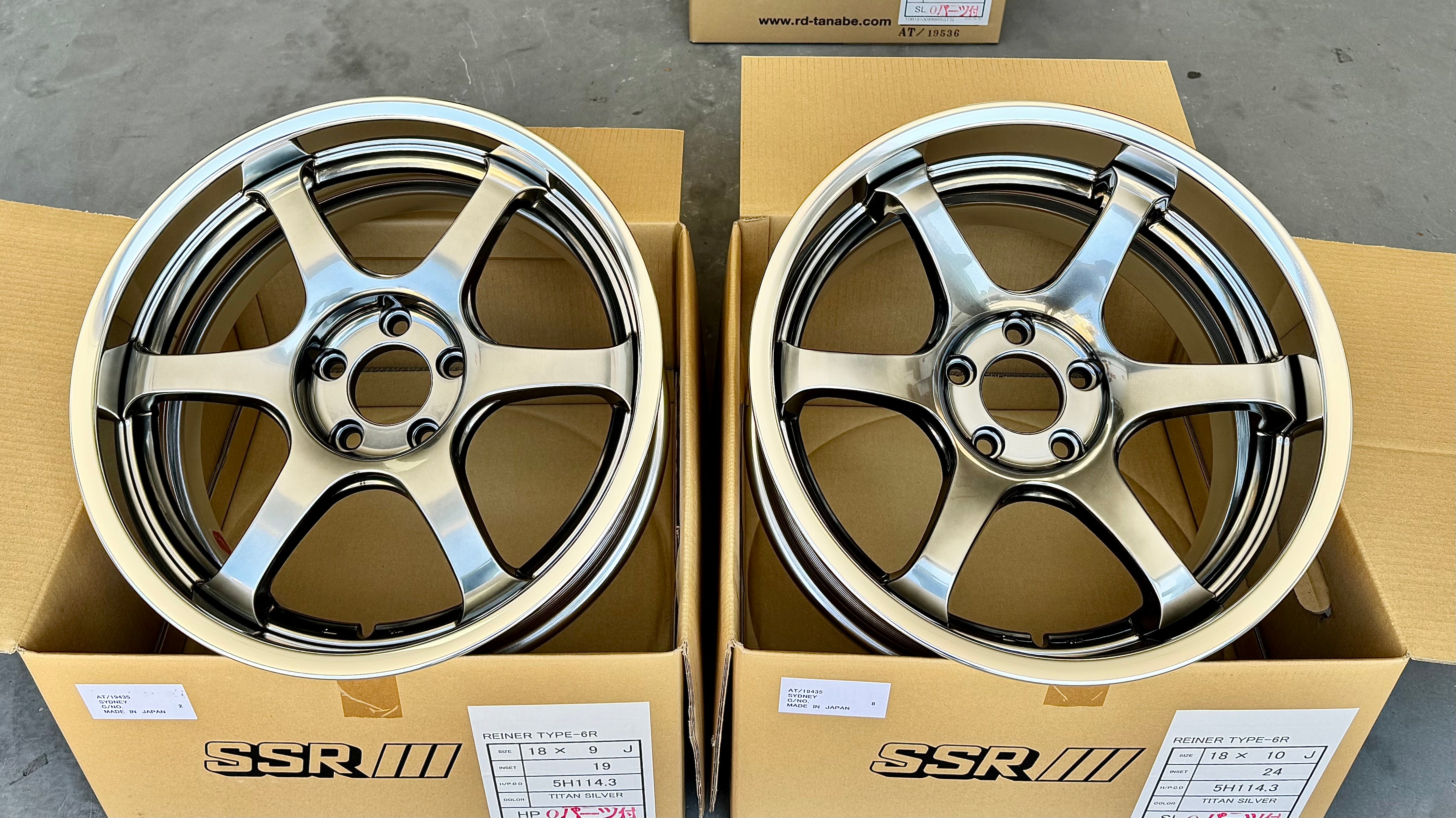 SSR REINER TYPE 6R 18x9 +19 | 18x10 +24 5-114.3 – Autotechnik Wheels