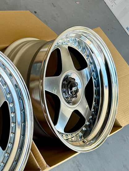 SSR SP6 TITAN SILVER 18x9 +19 HP | 18x10 +24 SL 5-114.3 STAGGERED