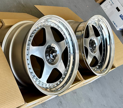SSR SP6 TITAN SILVER 18x9 +19 HP | 18x10 +24 SL 5-114.3 STAGGERED