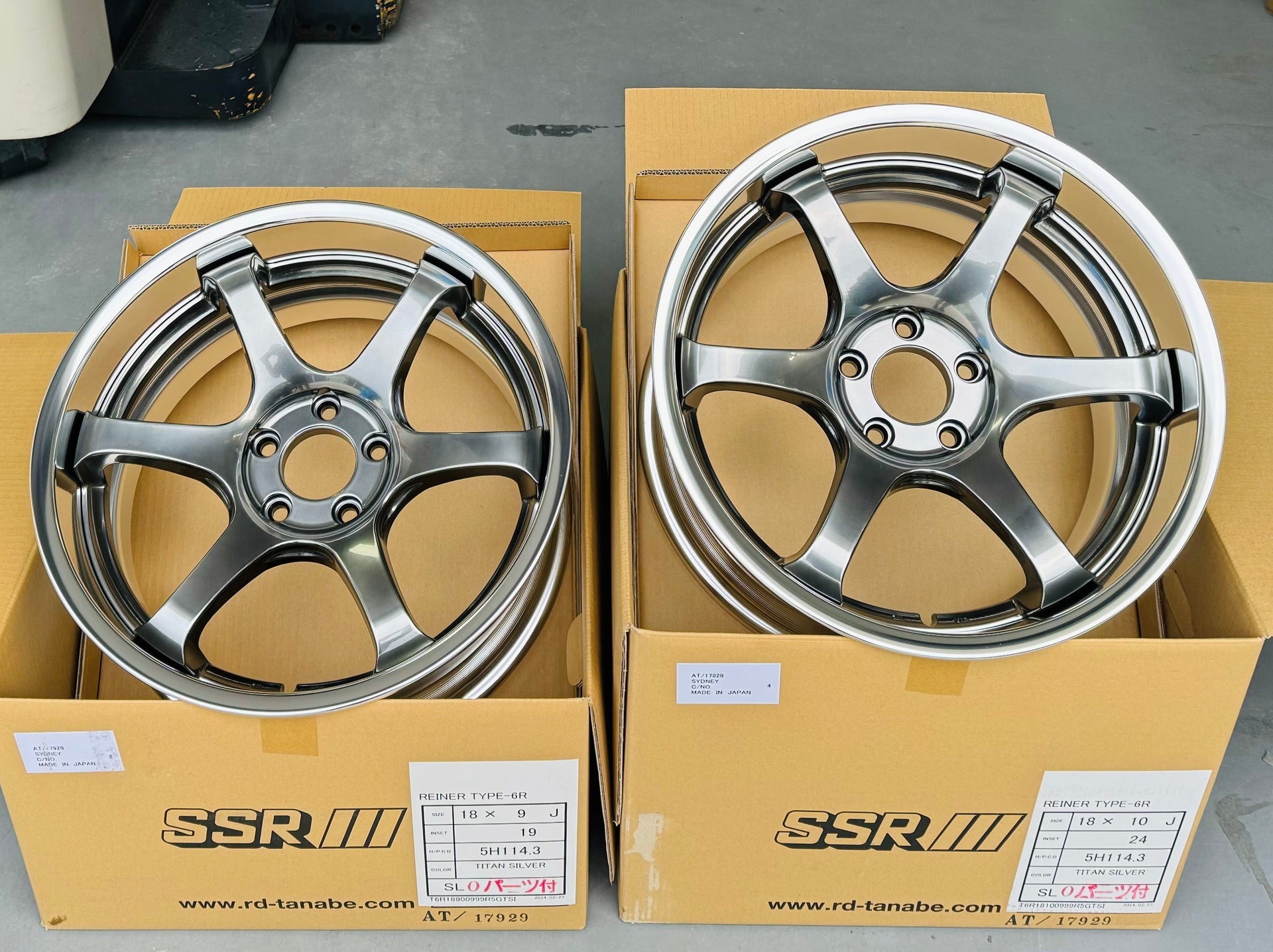 SSR REINER TYPE 6R 18x9 +19 | 18x10 +24 5-114.3 – Autotechnik Wheels