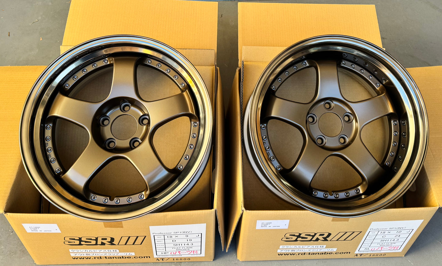 SSR SP1 TRIPLE BRONZE 18x9 +19 | 18x10 +24 5-114.3