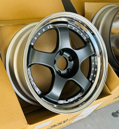 SSR SP1 FLAT GUNMETAL 18x9 +19 HP | 18x10 +24 SL 5-114.3