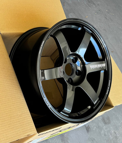 RAYS TE37 SAGA S-PLUS DIAMOND DARK GUNMETAL 18x9.5 +38 5-114.3