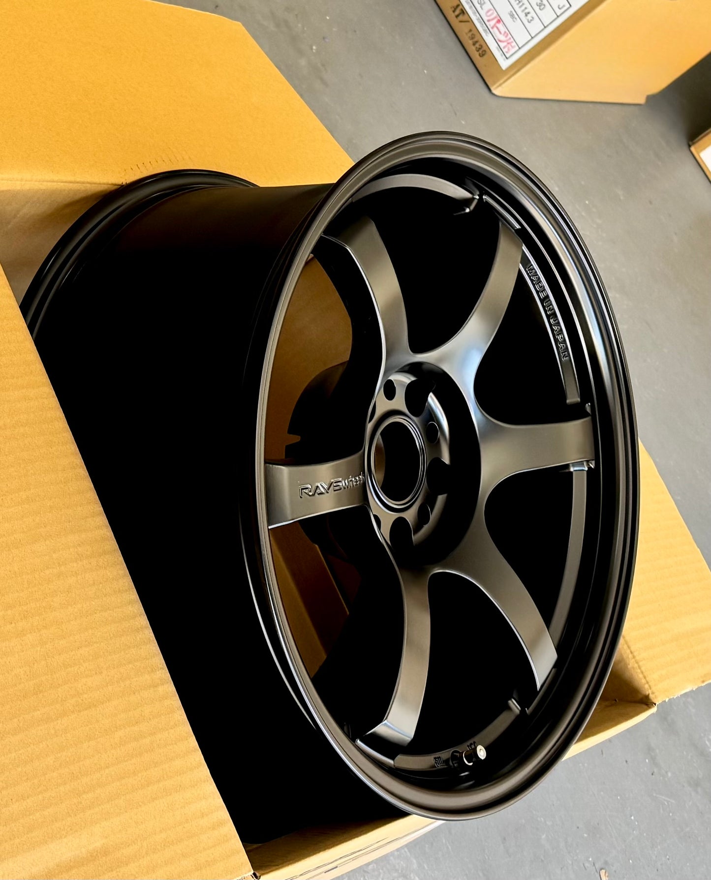 RAYS 57DR SEMI GLOSS  BLACK 17x9 +38 5-114.3