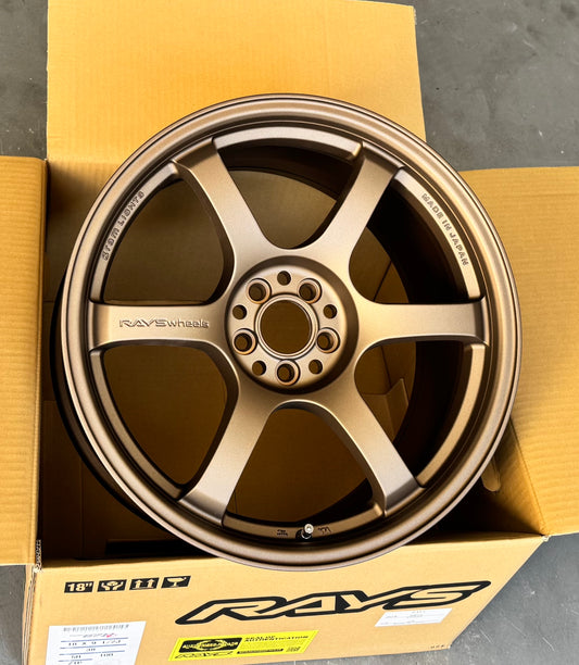 RAYS 57DR BRONZE 18x9.5 +38 5-114.3