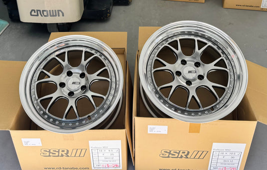 SSR MS3 TITAN SILVER 19x9.5 +25 HP | 19x10.5 +30 NR 5-112 (A90 SUPRA)
