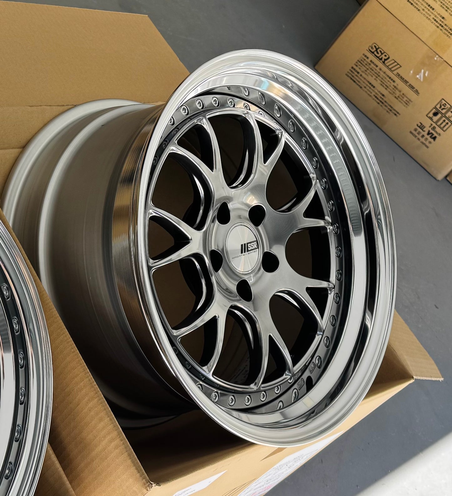 SSR MS3 TITAN SILVER 19x9.5 +25 HP | 19x10.5 +30 NR 5-112 (A90 SUPRA)