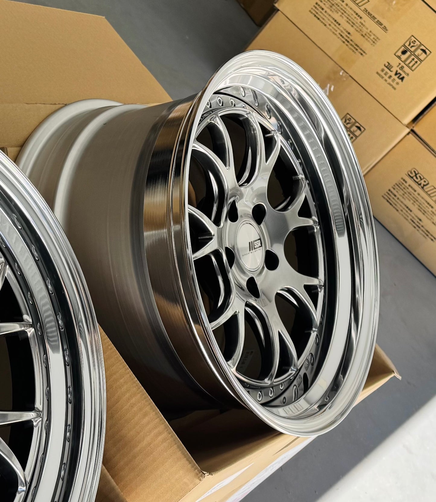 SSR MS3 TITAN SILVER 19x9.5 +25 HP | 19x10.5 +30 NR 5-112 (A90 SUPRA)