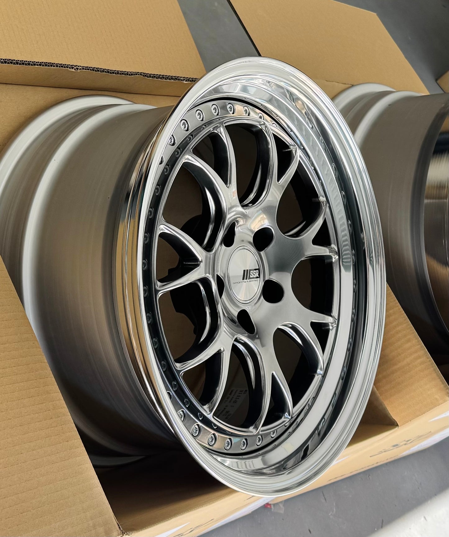 SSR MS3 TITAN SILVER 19x9.5 +25 HP | 19x10.5 +30 NR 5-112 (A90 SUPRA)