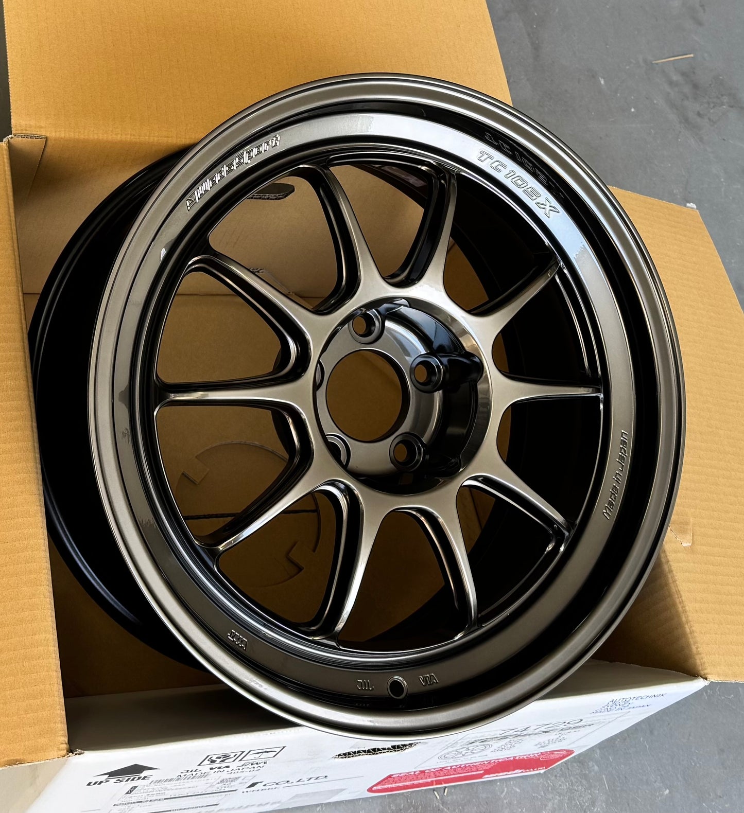 WEDS TC105X DSR 18x8.5 +43 5-100 EJ TITAN