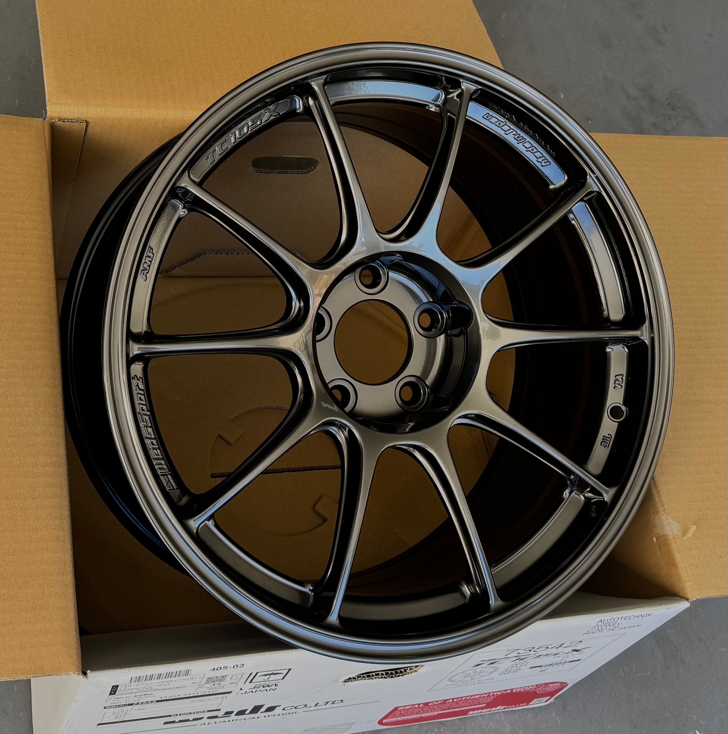 WEDS TC105X 18x9.5 +25 5-114.3 EJ TITAN – Autotechnik Wheels