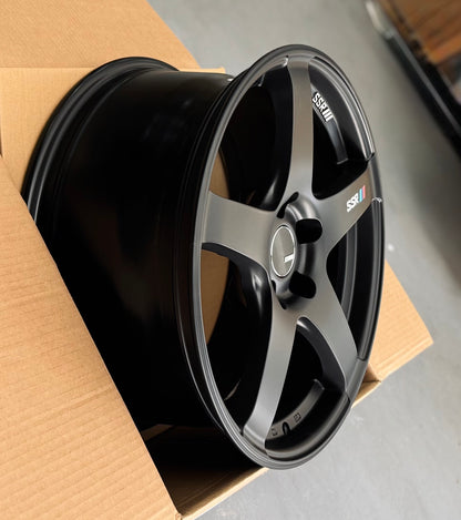 SSR GTV01 FLAT BLACK 18x8.5 +44 5-100