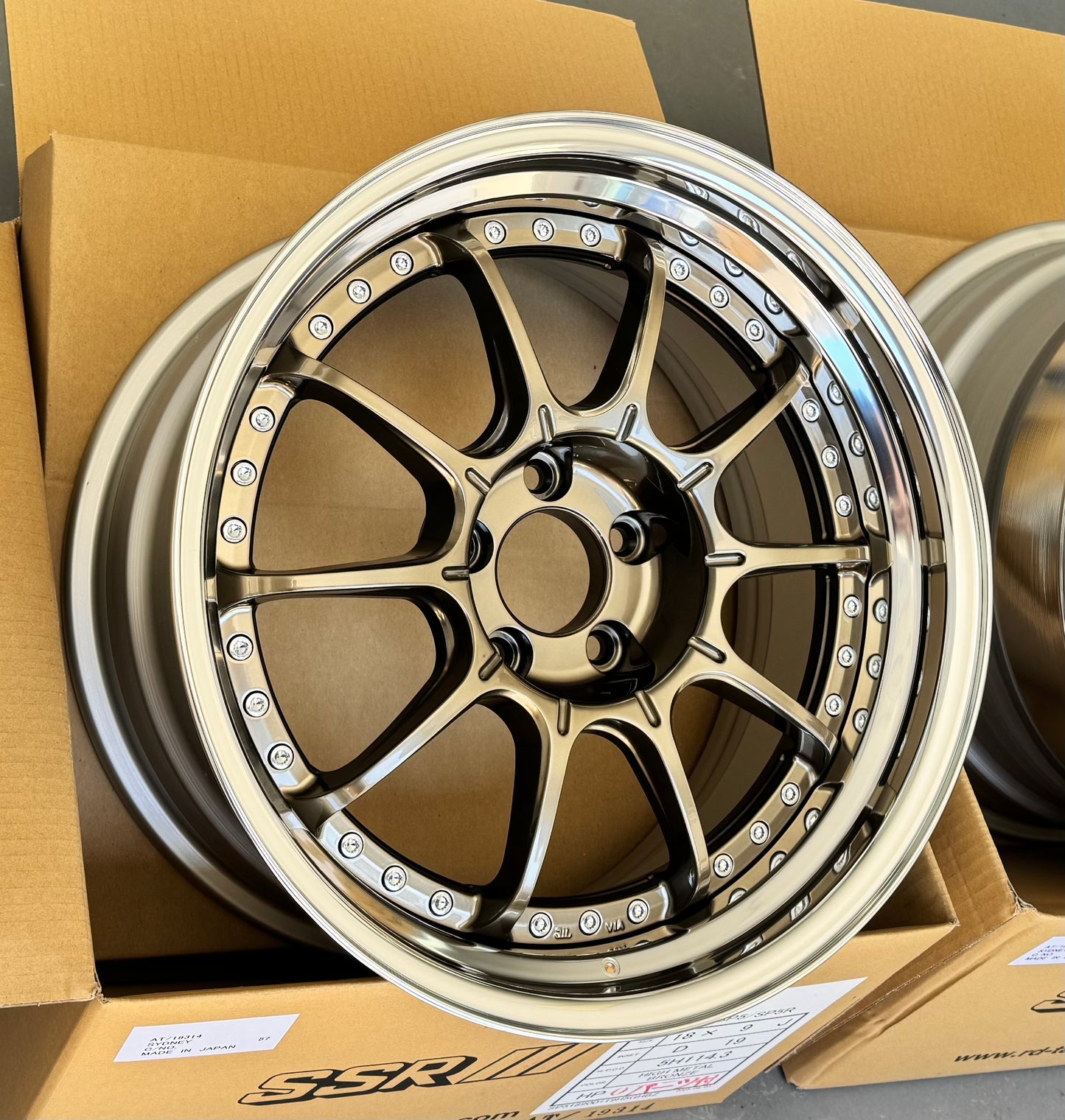 SSR SP5 HI METAL BRONZE 18x9 +19 | 18x10 +24 5-114.3