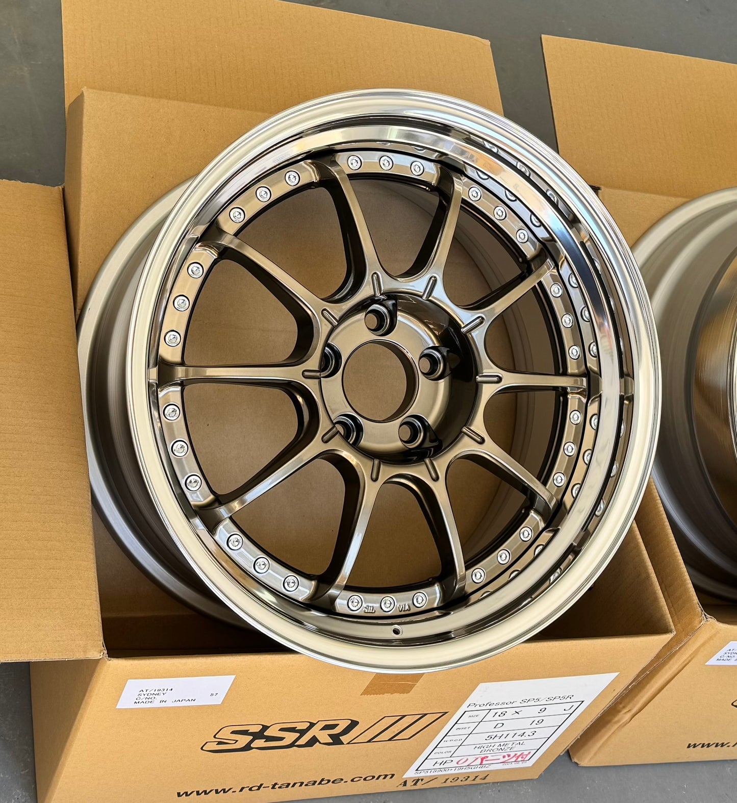 SSR SP5 HI METAL BRONZE 18x9 +19 | 18x10 +24 5-114.3