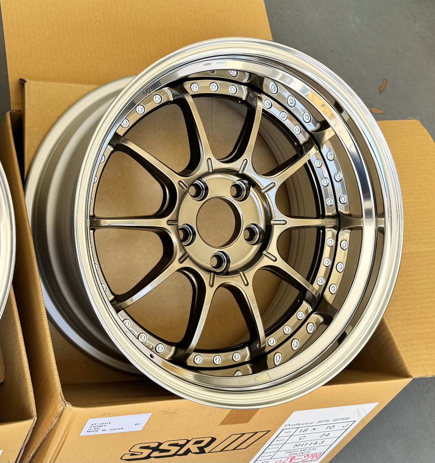 SSR SP5 HI METAL BRONZE 18x9 +19 | 18x10 +24 5-114.3