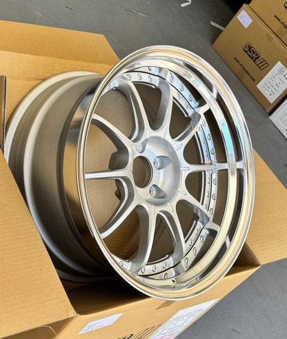 SSR SP5 HI BRIGHT SILVER 19x10.5 +12 HP 5-114.3