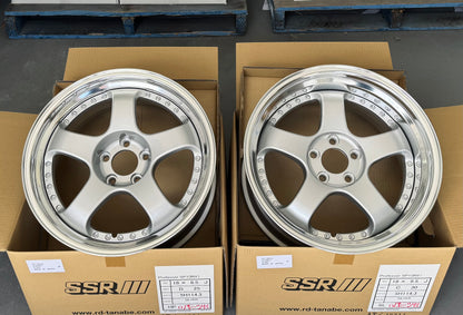 SSR SP1 SILVER 18x9 +31 HP | 18x10 +37 SL 5-114.3 STAGGERED