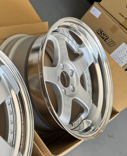 SSR SP1 SILVER 18x9 +31 HP | 18x10 +37 SL 5-114.3 STAGGERED