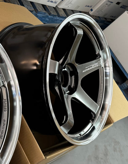 ADVAN RACING GT BEYOND 20x10 +30 | 20x12 +20 5-114.3 - MACHINING & HYPER PLATINUM BLACK (R35 GTR)