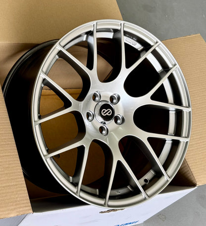 ENKEI RAIJIN HYPER SILVER 18x9.5 +45 5-100