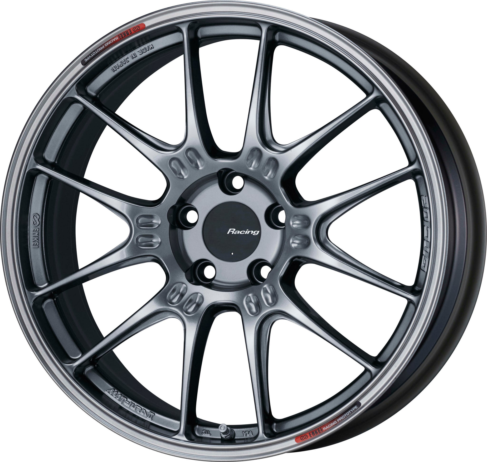 18x9.5 Enkei GTC02 Gloss Black / 5x114.3 / ET 40mm / Bore 75mm