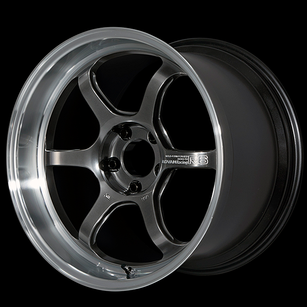 ADVAN RACING R6 MACHINING & RACING HYPER BLACK 18x9.5 +12 5-114.3