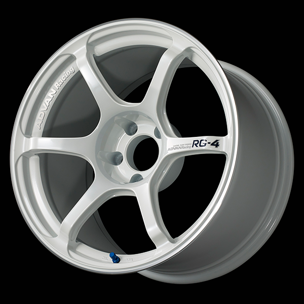 ADVAN RACING RG-4 RACING WHITE METALLIC 18x8.5 +44 5-100