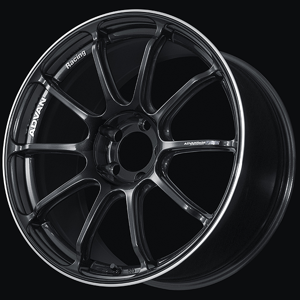 ADVAN RACING RSIII BLACK GUN METTALIC 19x8.5 +45 5-112