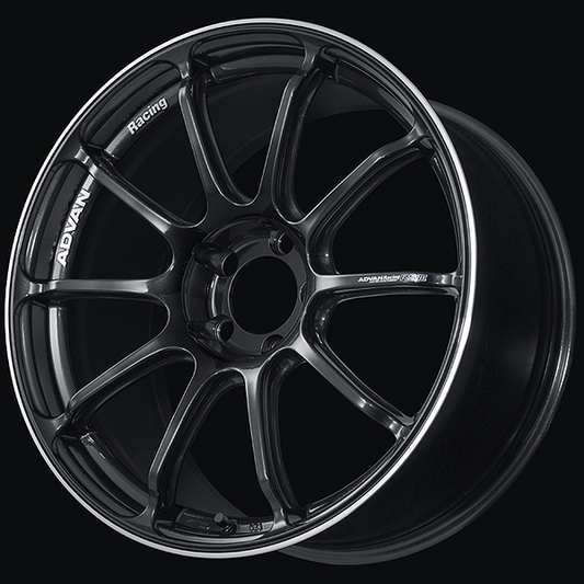ADVAN RACING RSIII BLACK GUN METTALIC 19x8.5 +45 5-112